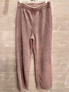 Gap Cozy Plush Lounge Pants in Taupe - Small Tall